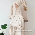 New Fashion Trolley Hanging Zipper Cotton Mommy Bag
